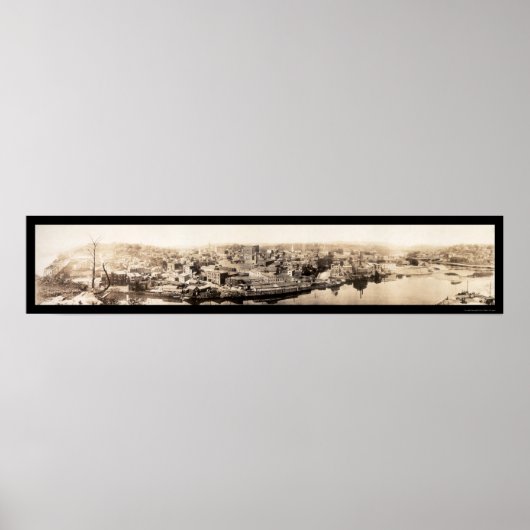 ペンシルバニア州イーストン写真1913 ポスター (正面)