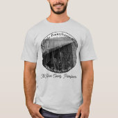 ペンシルバニア州ウィルドス土産Kinzua Skywalk LT Tシャツ (正面)