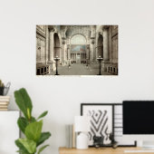 ペンシルバニア州ウェイティングルームNY 1913ヴィンテージ ポスター (ホームオフィス)