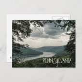 ペンシルバニア州キンズア貯水池 ポストカード (正面/裏面)