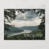 ペンシルバニア州キンズア貯水池 ポストカード (正面)