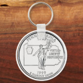 ペンシルバニア州クォーター キーホルダー (正面)