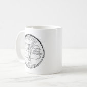 ペンシルバニア州クォーター コーヒーマグカップ (正面左)