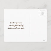 ペンシルバニア州クリスマスホリデーグリーティング シーズンポストカード (裏面)