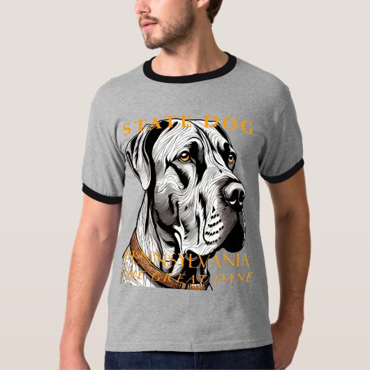 ペンシルバニア州ザグレート・ダン・ドッグ Tシャツ (正面)