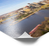 ペンシルバニア州ダウンタウン・ピッツバーグ フォトプリント            (角)