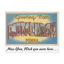 ペンシルバニア州ピッツバーグからの挨拶