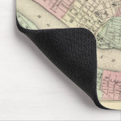 ペンシルバニア州ピッツバーグとアレゲニー マウスパッド (コーナー)