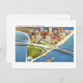 ペンシルバニア州ピッツバーグのヴィンテージビュー ポストカード (正面/裏面)