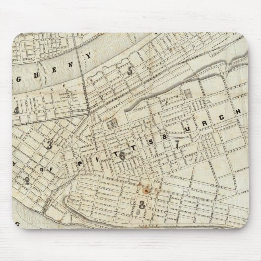 ペンシルバニア州ピッツバーグ マウスパッド (正面)