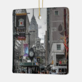 ペンシルバニア州フィラデルフィアの写真記念 セラミックオーナメント (左)