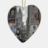 ペンシルバニア州フィラデルフィアの写真記念 セラミックオーナメント (左)