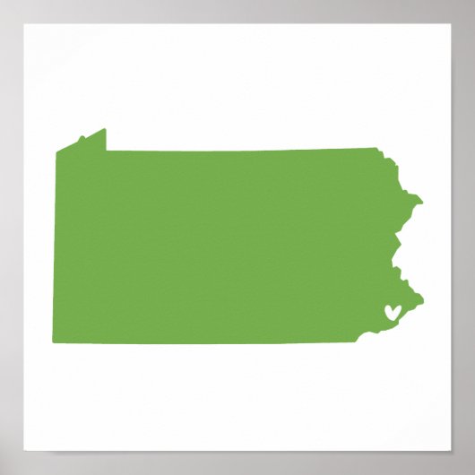 ペンシルバニア州フィラデルフィア ポスター (正面)