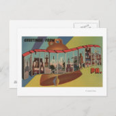 ペンシルバニア州フィラデルフィア（リバティーベル） ポストカード (正面/裏面)