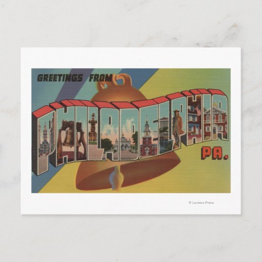 ペンシルバニア州フィラデルフィア（リバティーベル） ポストカード (正面)