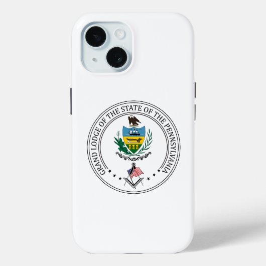 ペンシルバニア州フリーメーソンロッジ Case-Mate iPhoneケース (裏面)