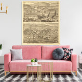 ペンシルバニア州マケポートアレゲニー郡 キャンバスプリント (インサイチュ (リビング))