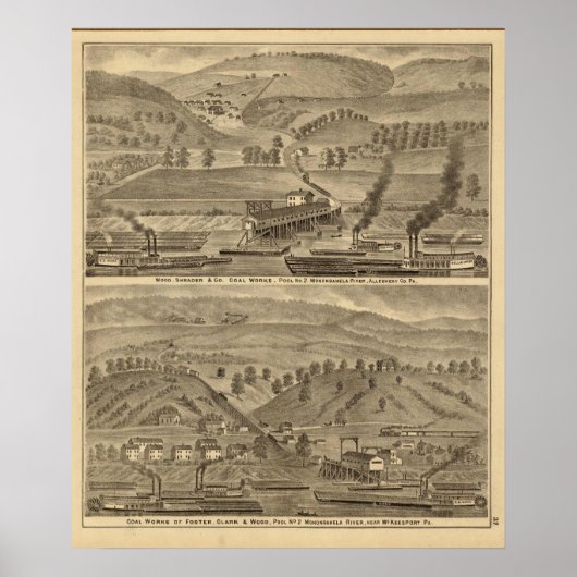 ペンシルバニア州マケポートアレゲニー郡 ポスター (正面)