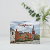 ペンシルバニア州ライトズビルの景勝地 ポストカード (スタンド正面)