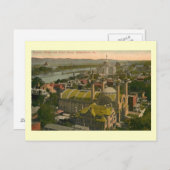 ペンシルバニア州ワイルクス・バールの空中表示ヴィンテージ ポストカード (正面/裏面)