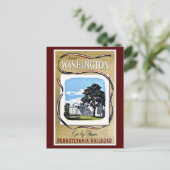 ペンシルバニア州ワシントンを列車で訪れる ポストカード (スタンド正面)