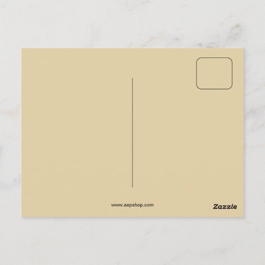 ペンシルバニア州ワシントンを列車で訪れる ポストカード (裏面)