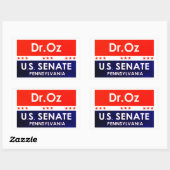 ペンシルバニア州上院オズ博士 長方形シール (シート)