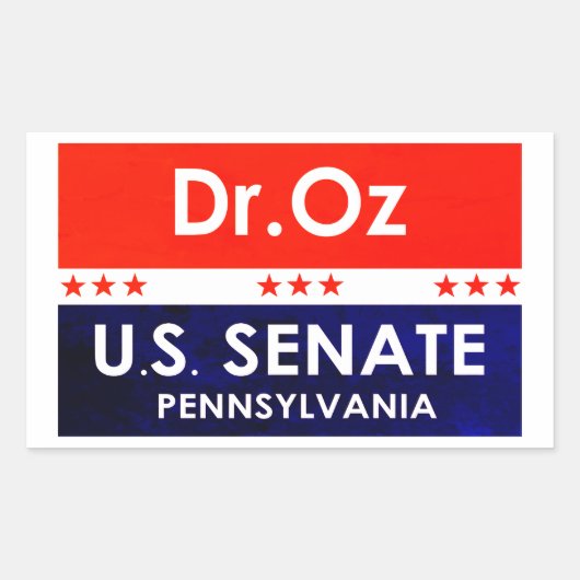 ペンシルバニア州上院オズ博士 長方形シール (正面)