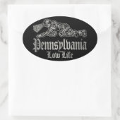 ペンシルバニア州低寿命 楕円形シール (バッグ)