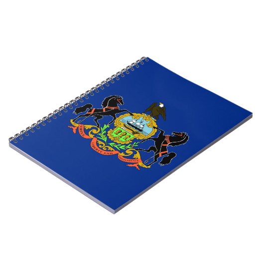 ペンシルバニア州旗を持つノート州 ノートブック (左側)