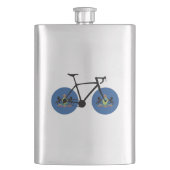 ペンシルバニア州旗サイクリング フラスク (正面)