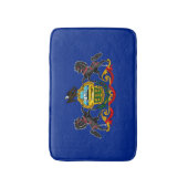 ペンシルバニア州旗デザイン バスマット (正面縦)