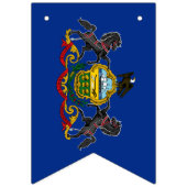 ペンシルバニア州旗パーティー、バンティング旗/結婚式 バンティングフラッグ (第1の旗)