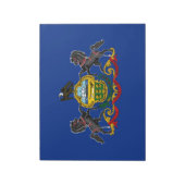 ペンシルバニア州旗 ノートパッド (回転)