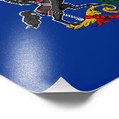 ペンシルバニア州旗 フォトプリント            (角)