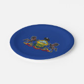 ペンシルバニア州旗 ペーパープレート (アングル)