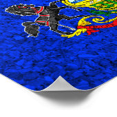 ペンシルバニア州旗 ポスター (角)