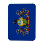 ペンシルバニア州旗 マグネット (縦)