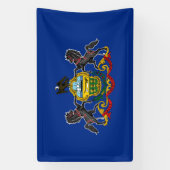 ペンシルバニア州旗 横断幕 (縦)