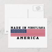 ペンシルバニア州産デザイン ポストカード (正面/裏面)