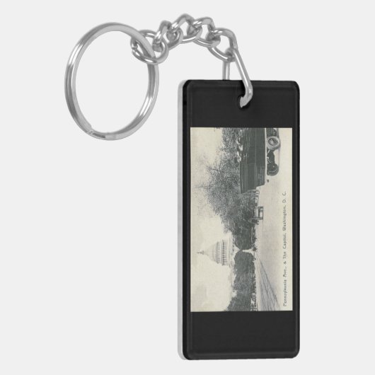 ペンシルバニア州立大学ワシントンDCヴィンテージスタイル キーホルダー (正面左)