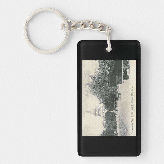 ペンシルバニア州立大学ワシントンDCヴィンテージスタイル キーホルダー (正面)