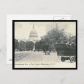 ペンシルバニア州立大学ワシントンDC 1906ヴィンテージ ポストカード (正面/裏面)
