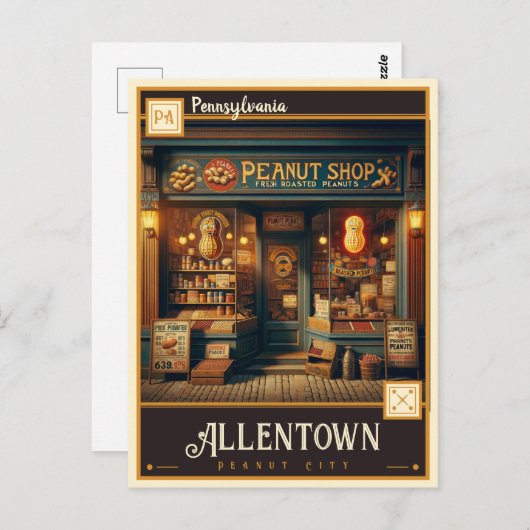 ペンシルバニア州,アレンタウン |ヴィンテージ ポストカード (正面/裏面)