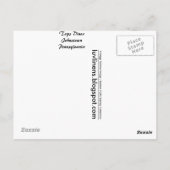 ペンシルバニア州、トップス・ディナール ポストカード (裏面)