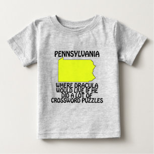ペンシルバニア州 – ドラキュラが住む場所… ベビーTシャツ