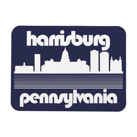 ペンシルバニア州，ハリスバーグ マグネット (横)