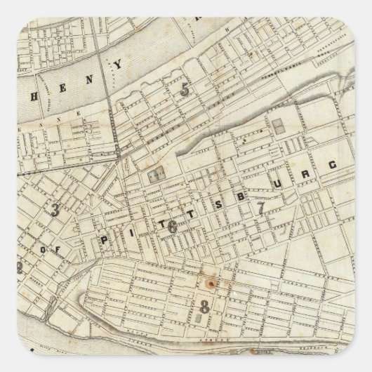 ペンシルバニア州，ピッツバーグ スクエアシール (正面)