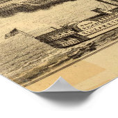 ペンシルバニア州，ピッツバーグ ポスター (角)