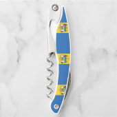 ペンシルバニア州，フィラデルフィアウェイター国旗 ソムリエナイフ (正面)